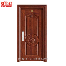 Porta simples do quarto projeta porta de aço inoxidável porta única design